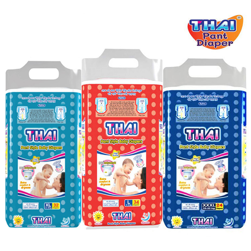 Thai Baby Diapers Pants Style (All Size Standard Series)