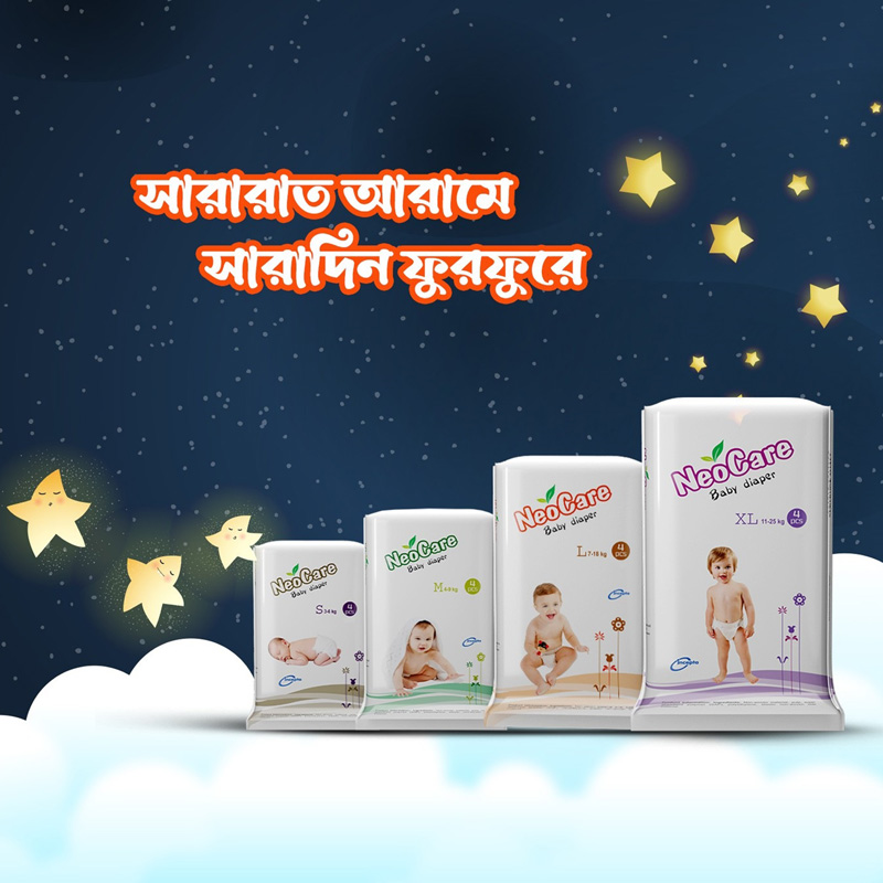 Neocare Premium Belts System Baby Diapers (All Size Standard Series)