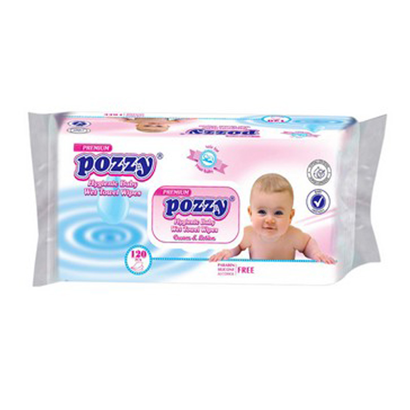 Pozzy Baby Wet Wipes -120 Pcs