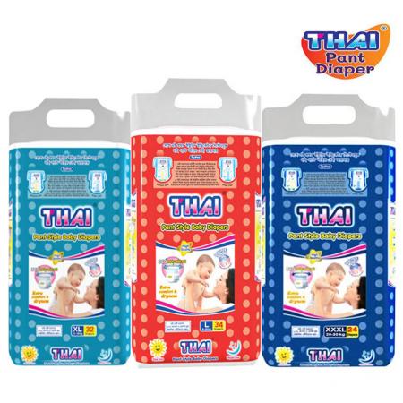 Thai Baby Diapers Pants Style (All Size Standard Series)