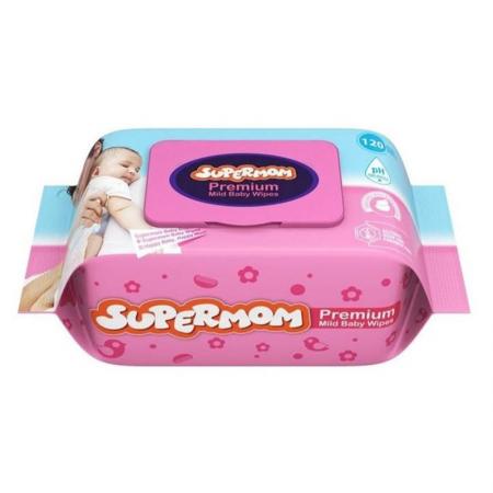 Supermom Baby Wet Wipes -120 Pcs