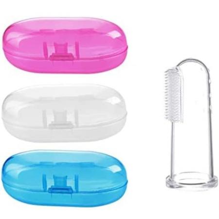 Silicone Baby Finger Tooth Brush with Box