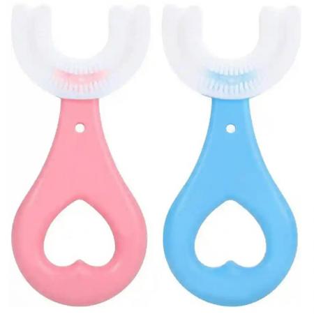 Baby Toothbrush Soft Silicone 360 Degree U-shaped