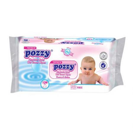 Pozzy Baby Wet Wipes -120 Pcs